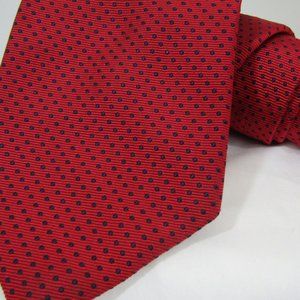Brooks Brothers 346 Mens Necktie Tie Red & Black